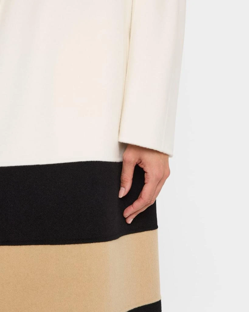 Max Mara Arena Colorblock Wool Wrap Coat 5