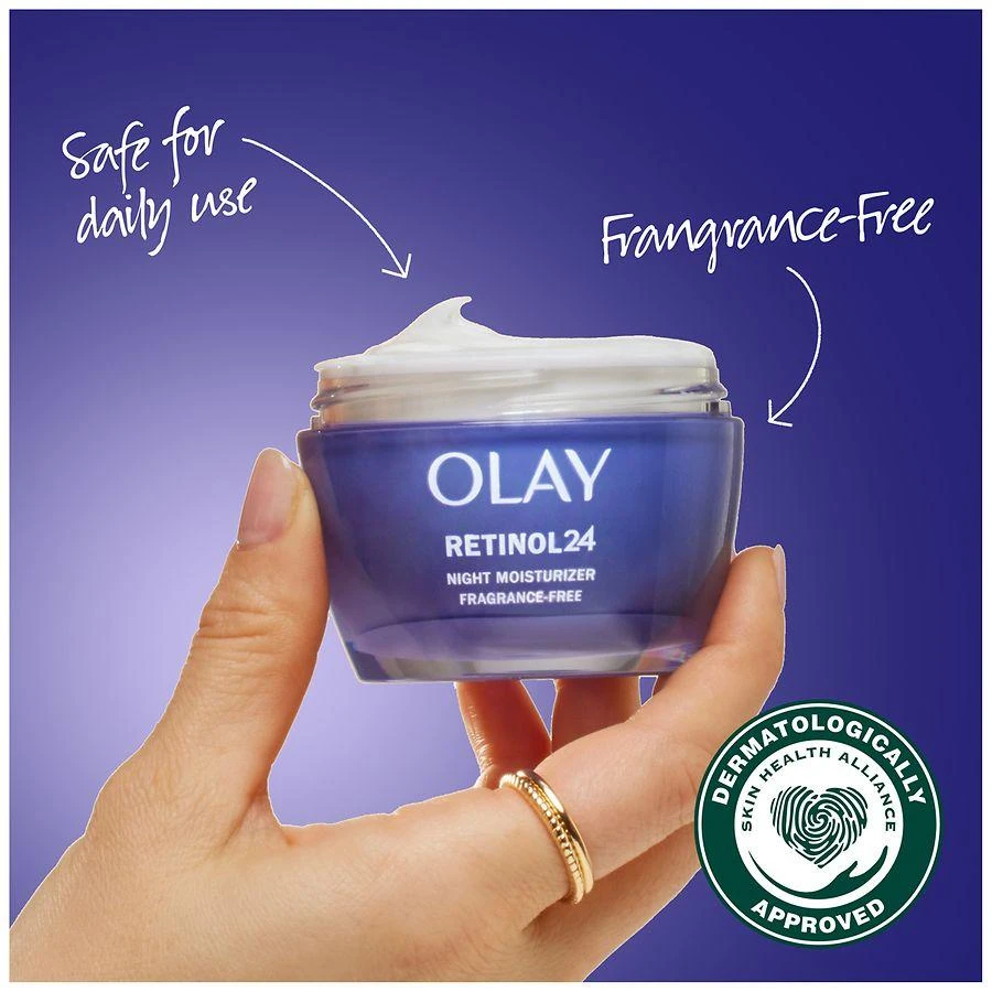 Olay Face Moisturizer, Anti-Aging Night Face Cream Fragrance Free 7
