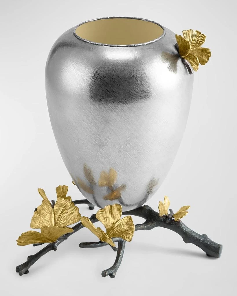 Michael Aram Butterfly Ginkgo Vase, Medium 2