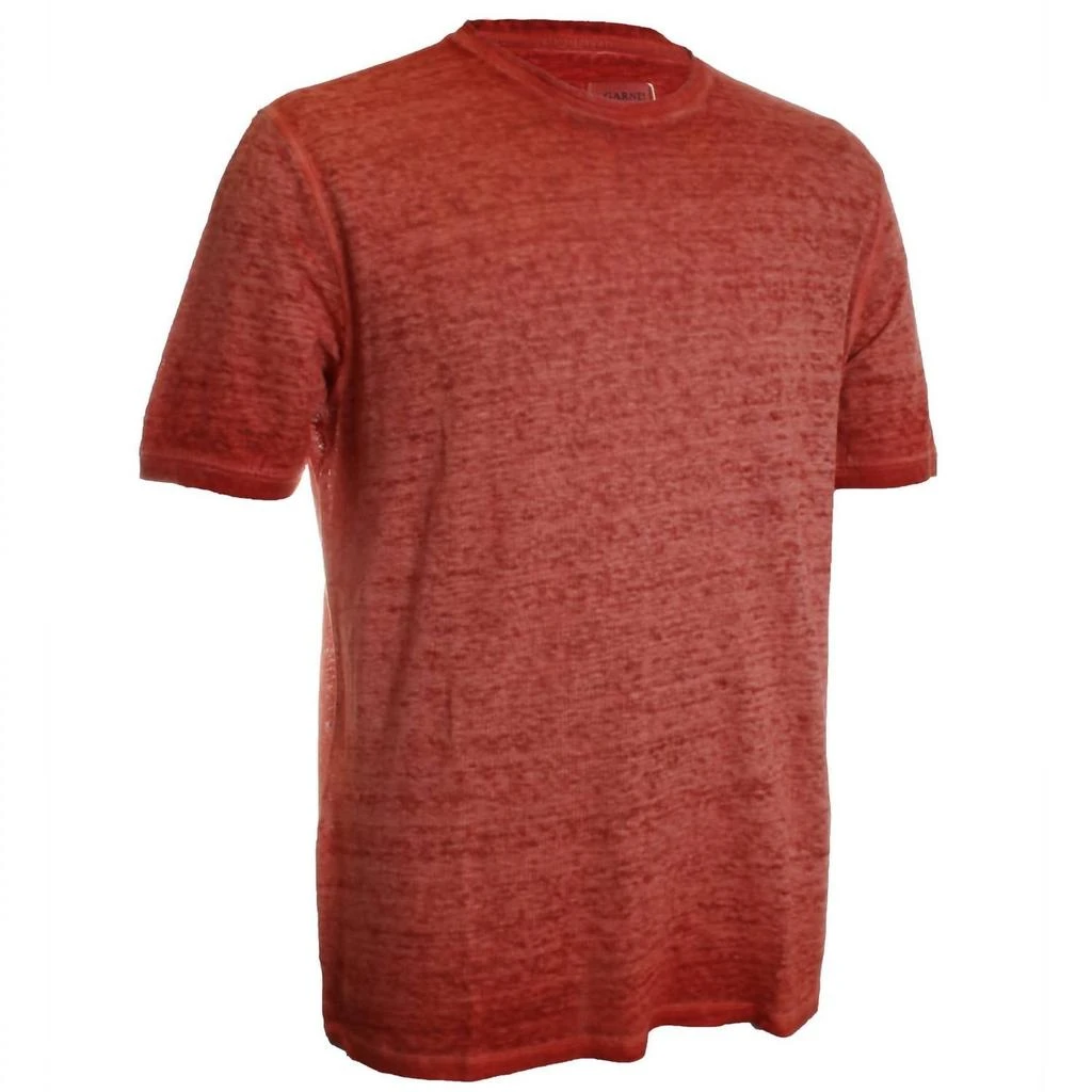 Garnet Clothiers Garnet Clothiers - Men
s Short Sleeve Linen Washed Crewneck Tee 2