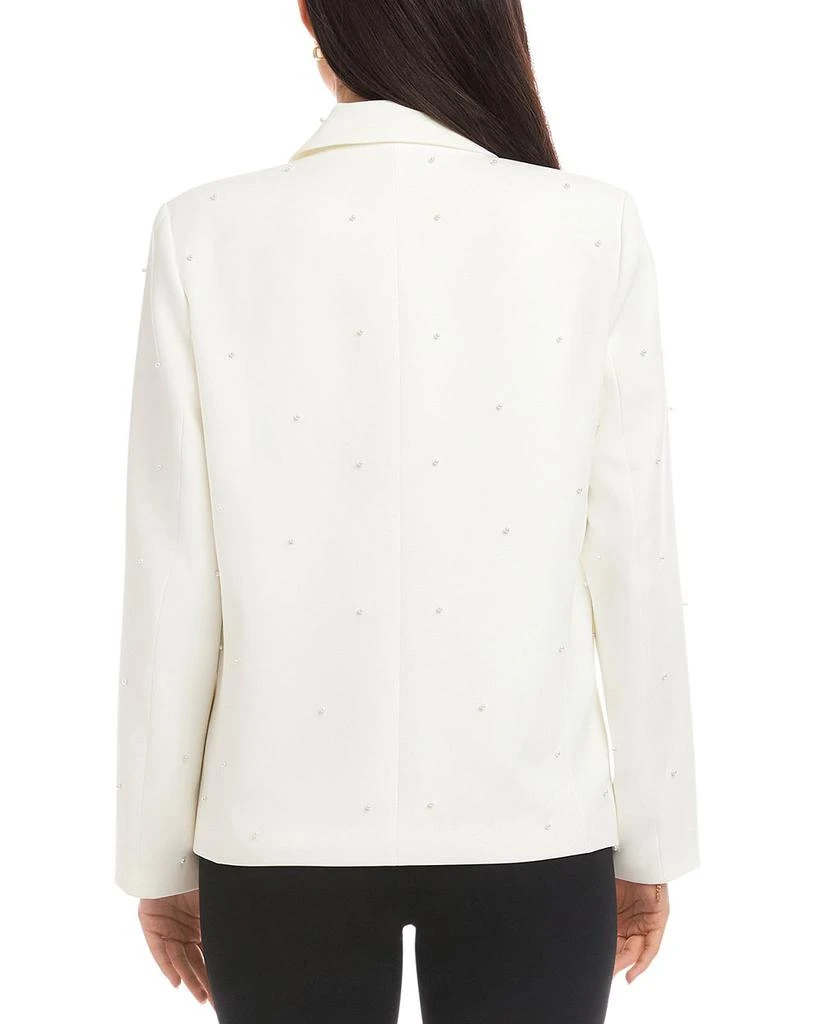 Karen Kane Faux Pearl Embellished Blazer 5