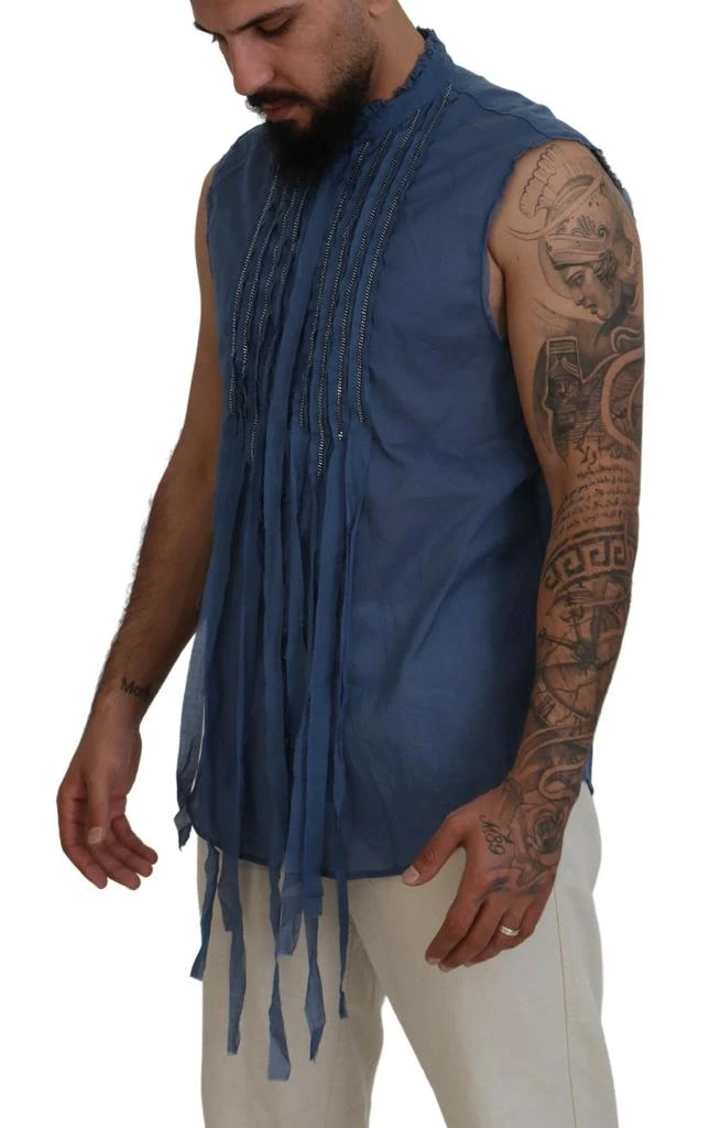 DSQUARED2 Dsquared² Cotton Chain Embellishment Sleeveless Men
s Shirt (Pre-Owned) 2