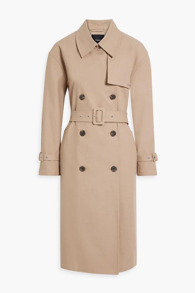 Theory Cotton-gabardine trench coat 1