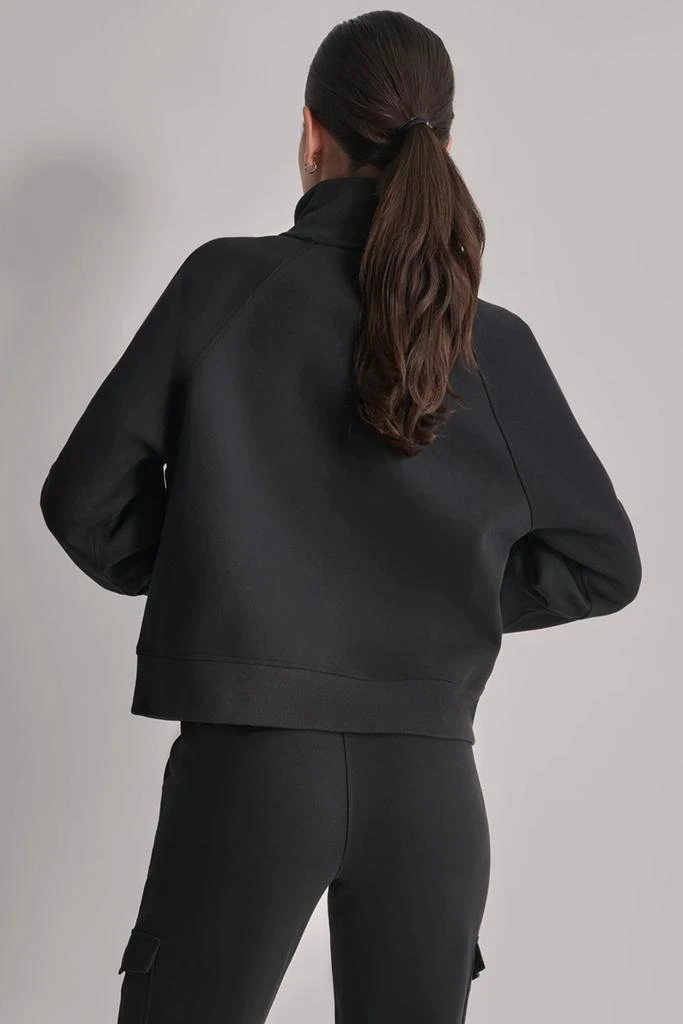 DKNY MINI STUD LOGO HALF ZIP PULLOVER 2