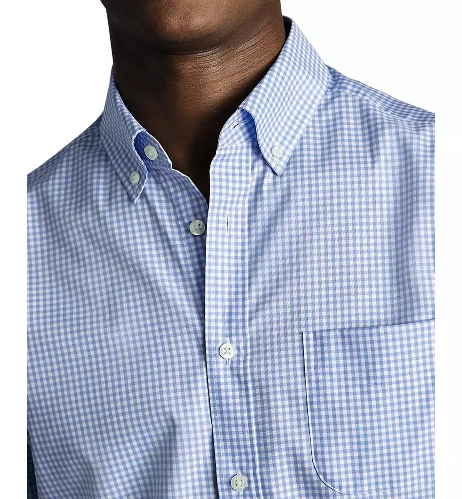 Charles Tyrwhitt Men's Slim Fit Short Sleeve Wrinkle-Resistant Button-Down Shirt 2