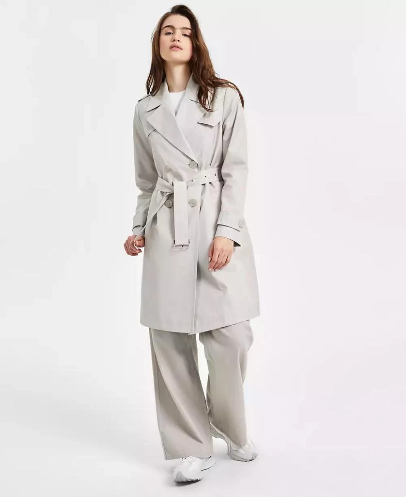 Via Spiga Women's Double-Breasted Belted Trench Coat 4