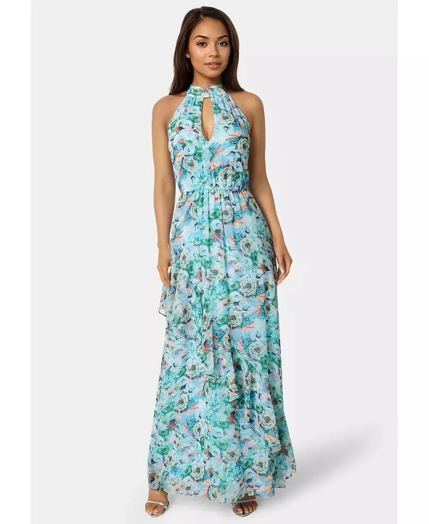 Bebe Women's Long Strapless Bandage Foil Dress - Dresses & Skirts - Free  Shipping - BeyondStyle