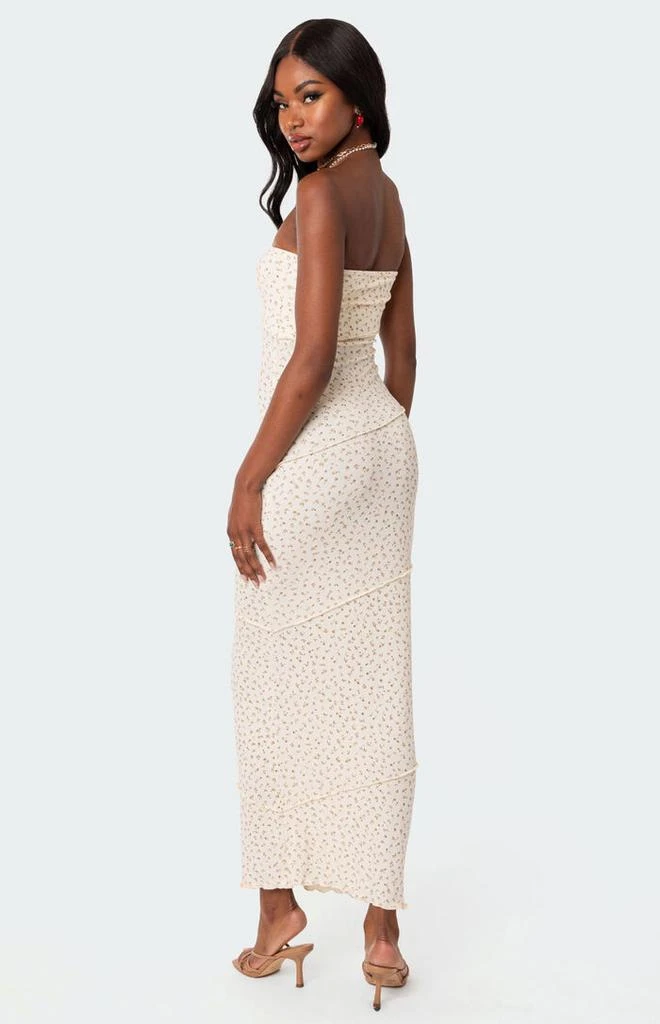 Edikted Lynn Ribbed Maxi Dress 5