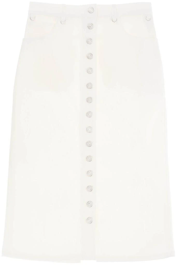 courreges "denim midi skirt with multif 1