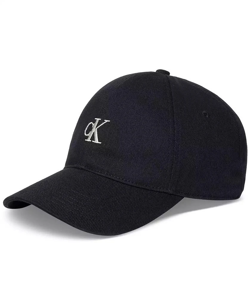 Calvin Klein Men's Embroidered Small Monogram Twill Baseball Cap 1