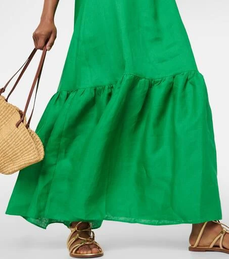 Asceno Ibiza linen maxi dress 5