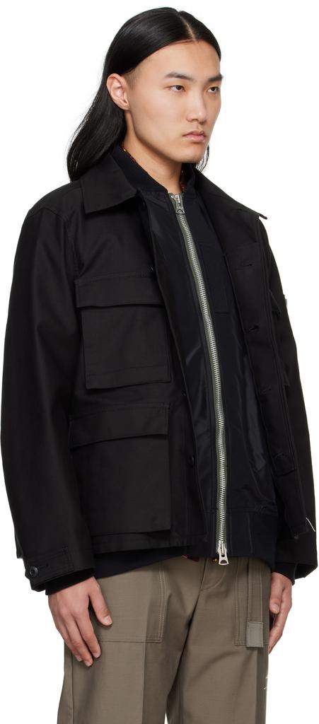 サイズ3 sacai × WTAPS CottonBackSatinJacket Shop Black WTAPS Edition Cotton Back Satin Jacket on Sale at