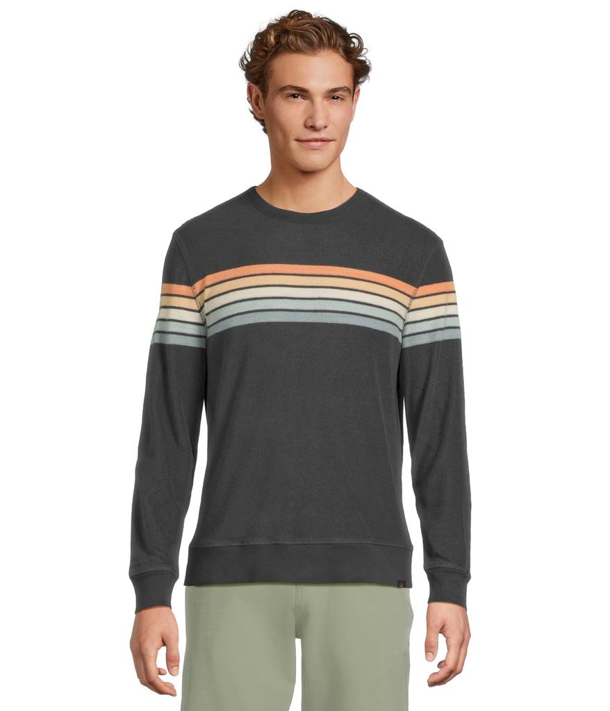 Faherty Cabana Towel Terry Crewneck