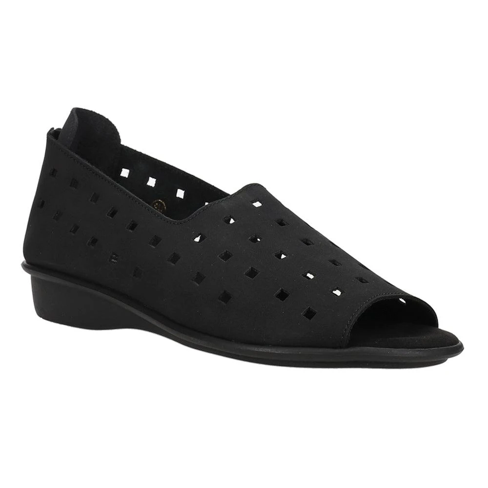 Sesto Meucci Evonne Nubuck Cut-Outs Slip On Flats 2