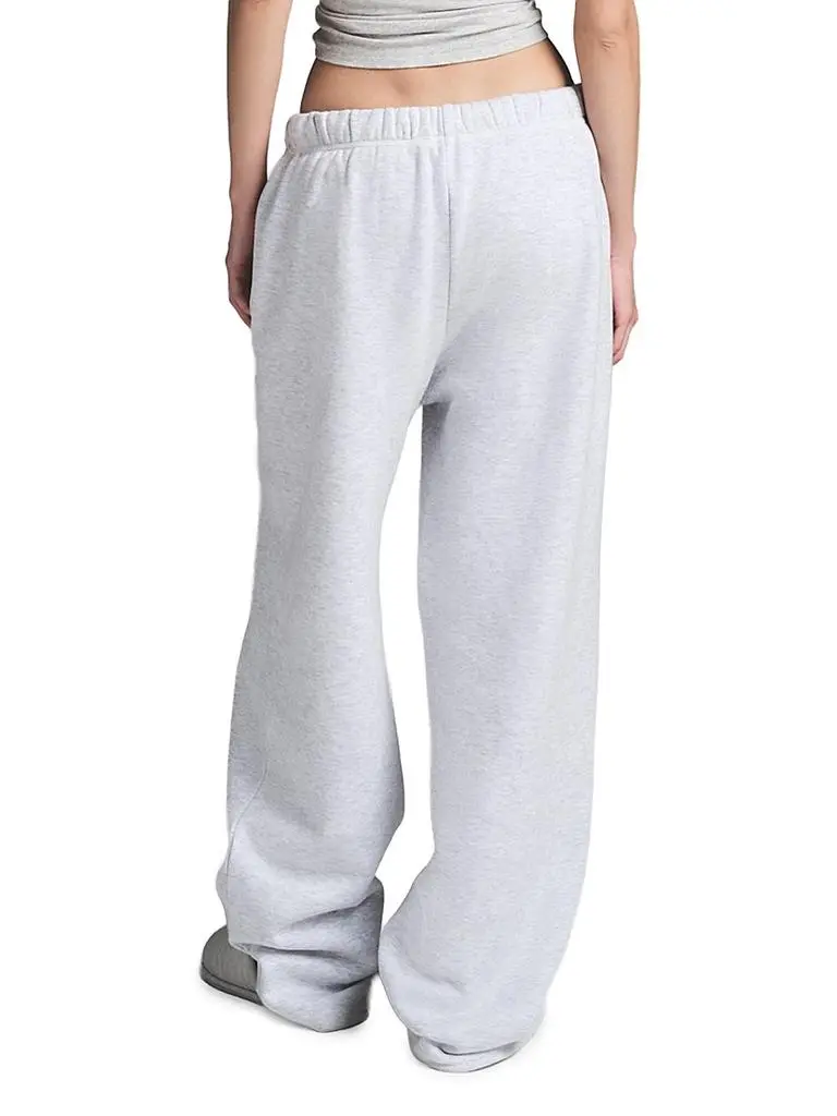 SKIMS Cotton Fleece Straight-Leg Pants 4