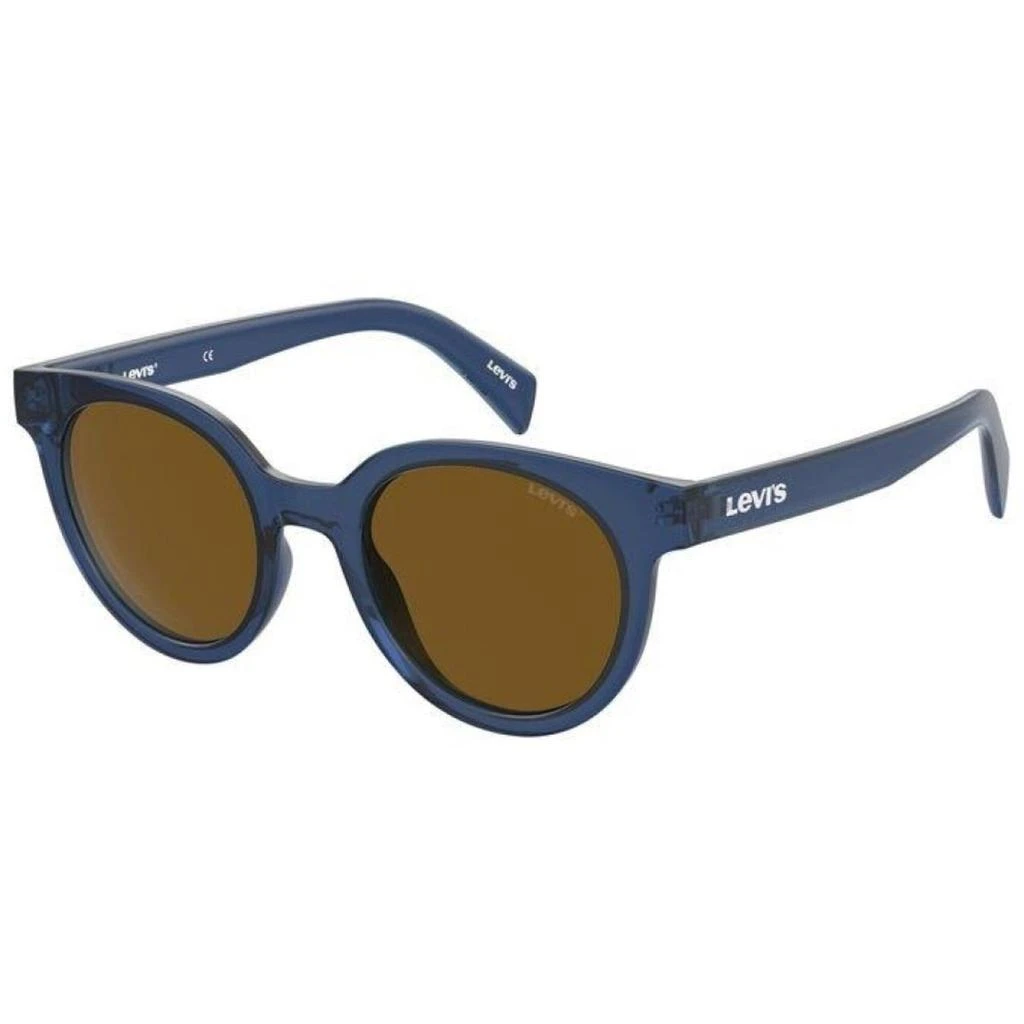 Levi's Levi's Unisex Sunglasses - Blue Cat Eye Frame Brown Lens | LEVI LV 1009/S 0PJP/70 1