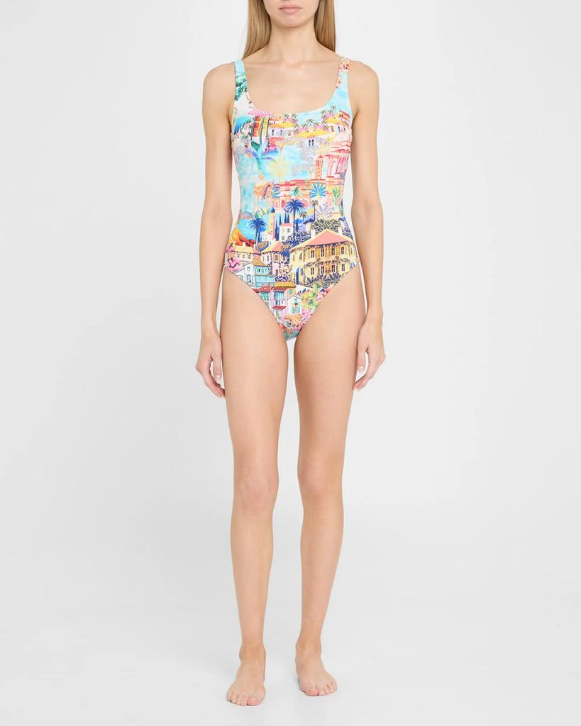 Johnny Was Cannes Tank One-Piece Swimsuit 2