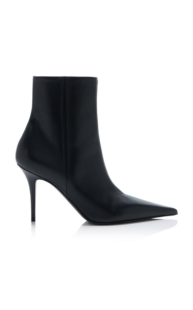Amina Muaddi Amina Muaddi - Barbara Leather Ankle Boots - Black - IT 40 - Moda Operandi