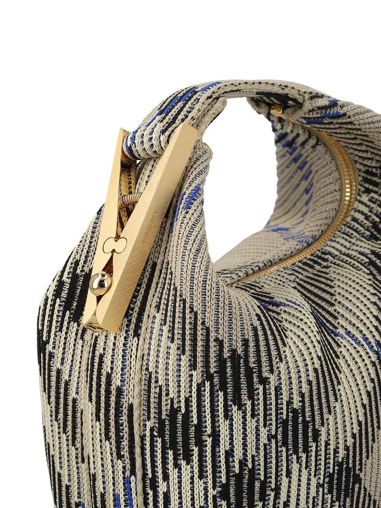 Burberry Burberry Mini Peg Checked Top Handle Bag 4