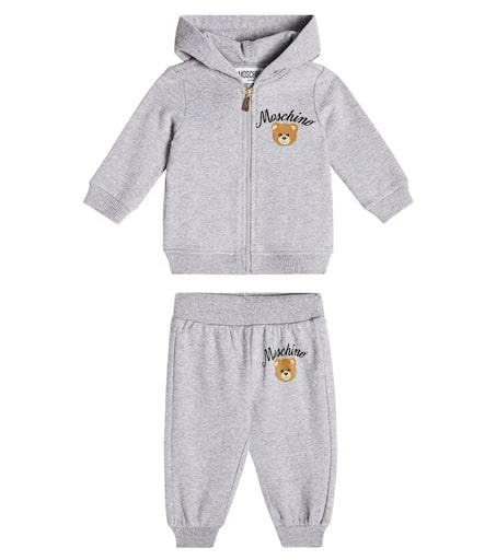 Moschino Baby Teddy Bear fleece tracksuit