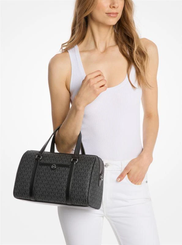 Michael Kors Jet Set Travel Medium Signature Logo Satchel 3