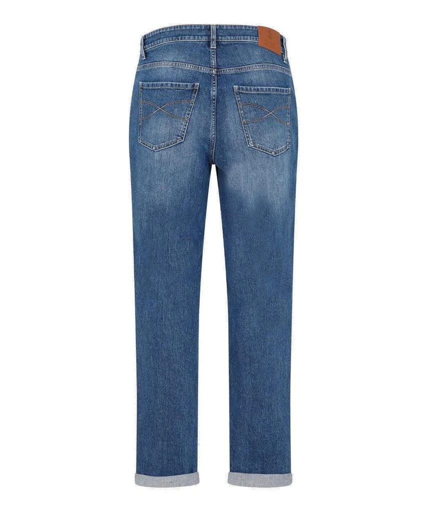 Brunello Cucinelli Brunello Cucinelli Mid-Rise Slim-Fit Jeans 2