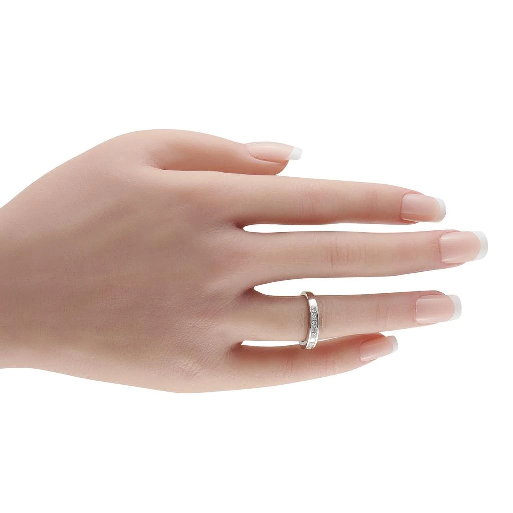 LB Exclusive 18K White Gold 0.60 ct Diamond Half Eternity Ring MF14-012026 3