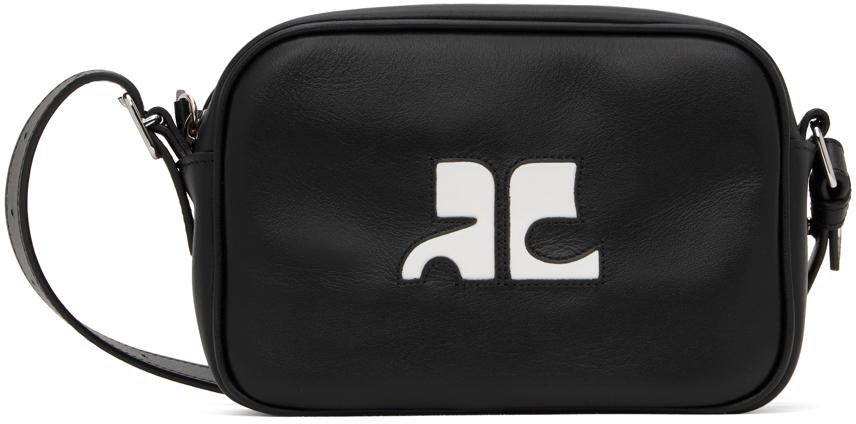 Courrèges Black Reedition Camera Bag - Crossbody Bags - Free