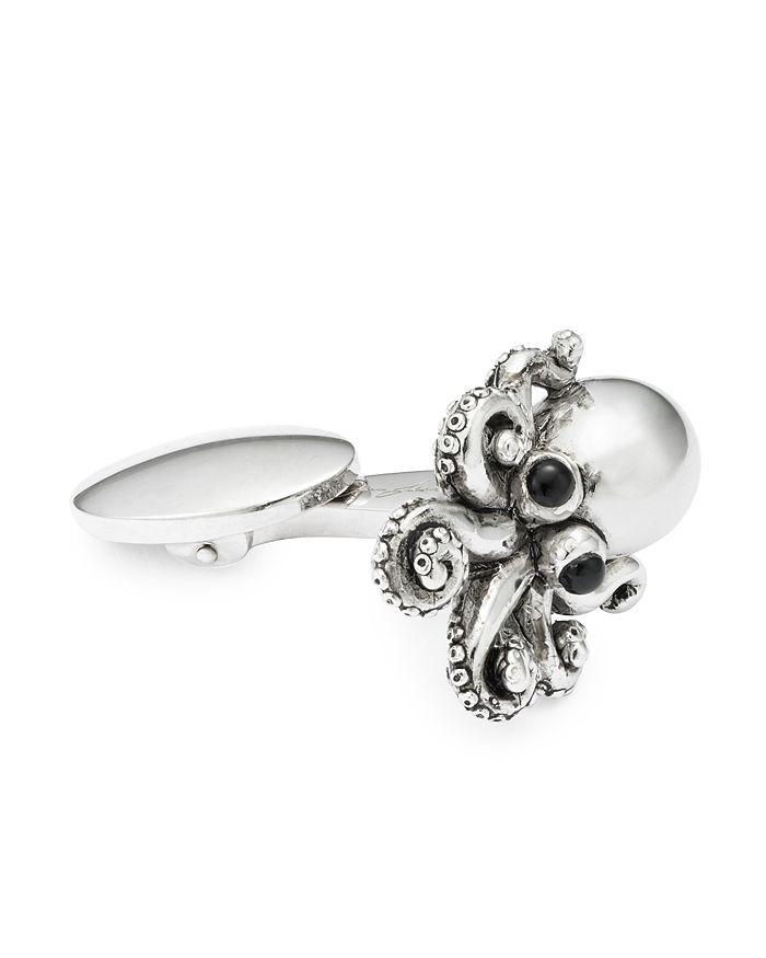Jan Leslie Sterling Silver Octopus Cufflinks