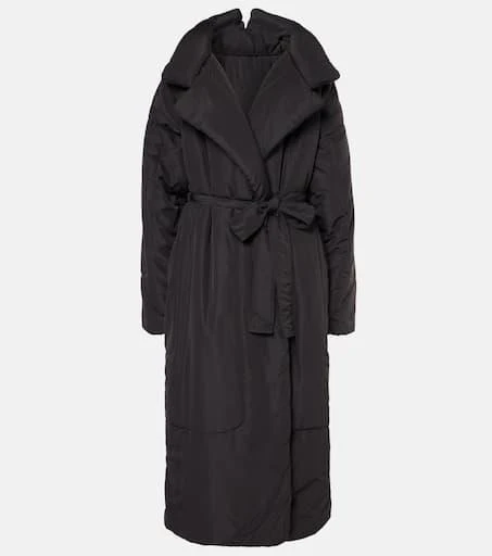 Norma Kamali Sleeping Bag habotai wrap coat 1