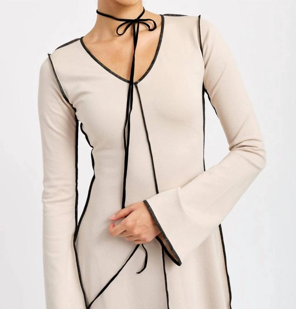 Eliza Faulkner Clara Dress In Cream 2