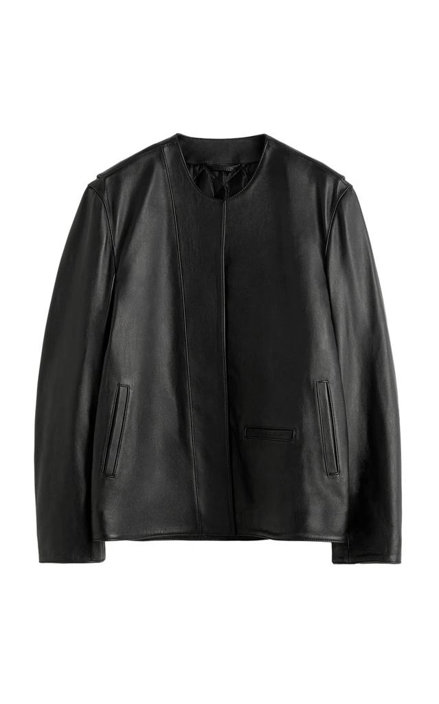 Totême Toteme Leather Biker Jacket - Moda Operandi