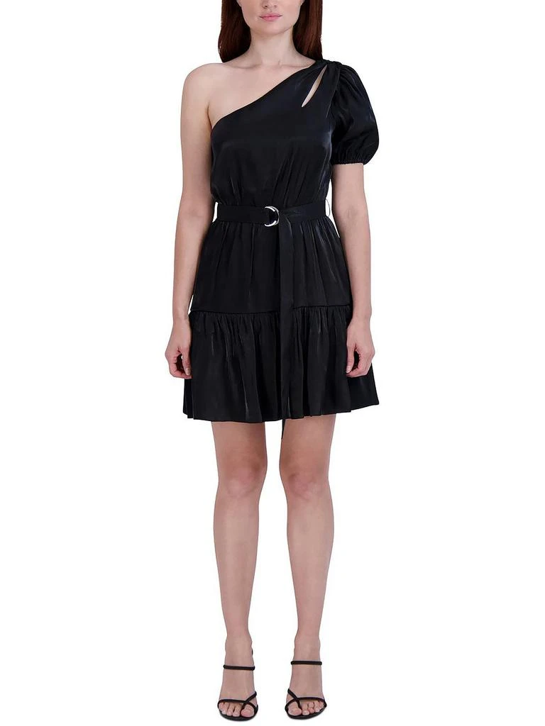 casual fitted summer dresses Bella Bloom- Ruffle Sleeve Pleats Fit/Flare Dress (New) (7 colors) – DivAbby main image 1