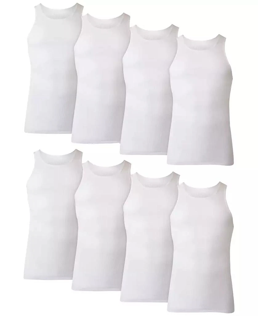 Hanes Ultimate® ComfortSoft Men's Tank Undershirt, 7+1 Bonus Pack 3