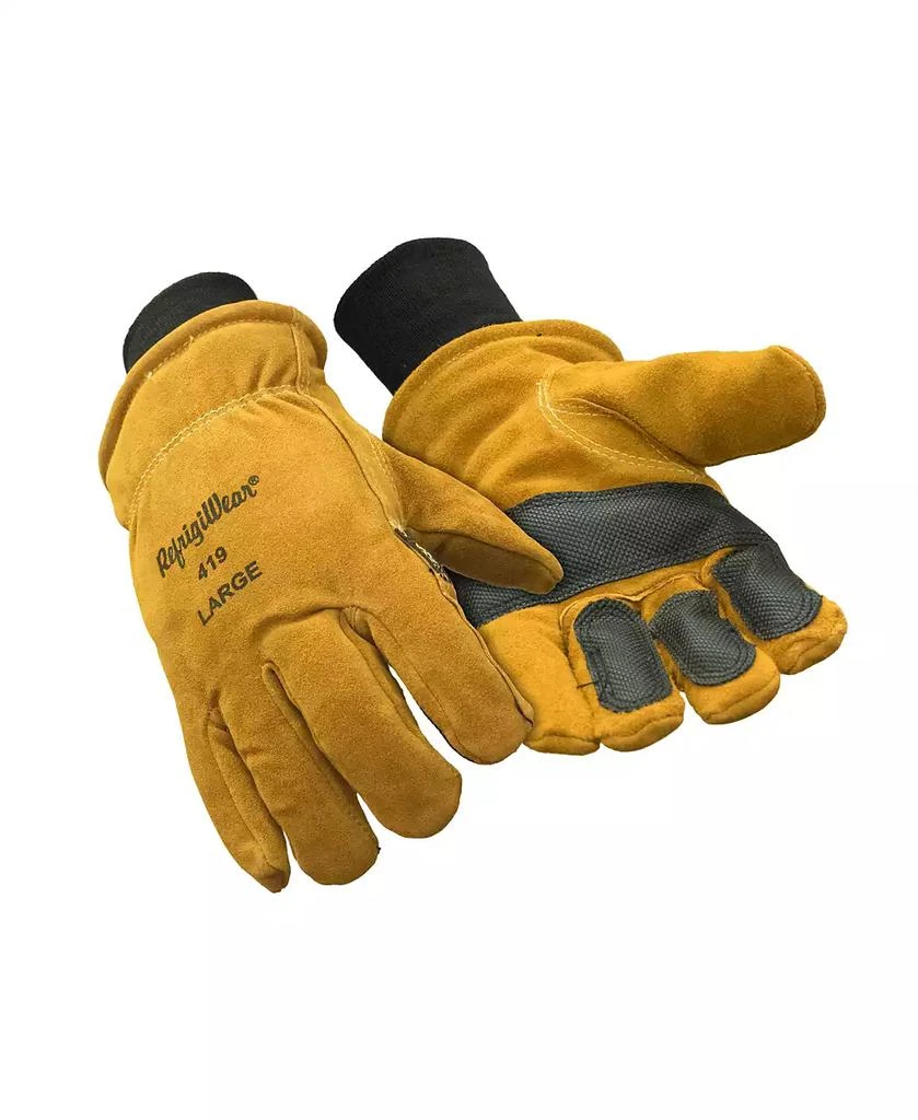 RefrigiWear Men's Double Insulated Leather Work Gloves - Heavy Duty Durable Gloves for Cold Weather Protection 1