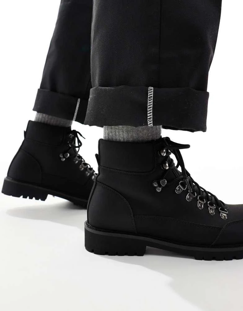 SEQWL SEQWL lace up boots in black 2