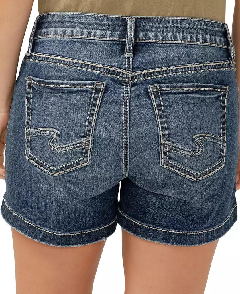 Silver Jeans Co. Women's Elyse Curvy-Fit Denim Shorts 4