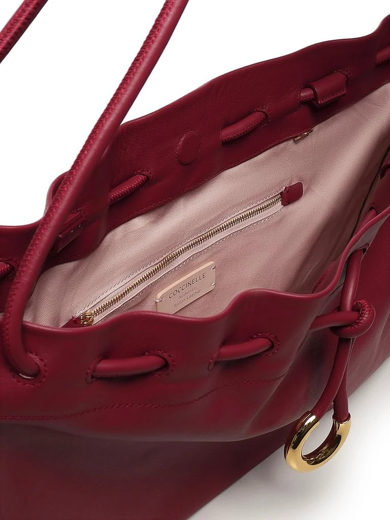 Coccinelle Coccinelle Logo Detailed Drawstring Shoulder Bag 4
