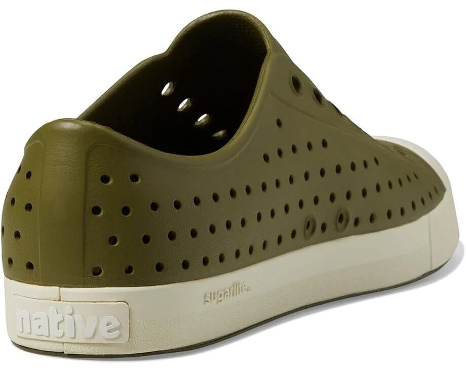 Native Jefferson Sugarlite Unisex US 5 Green Slip On Comfort Shoes ZPO2436 5