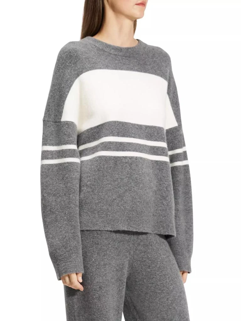 Theory Color Block Wool-Blend Sweater 4