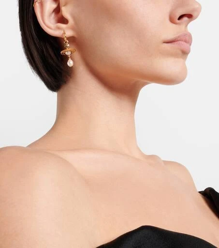 Vivienne Westwood Aleksa embellished drop earrings 6