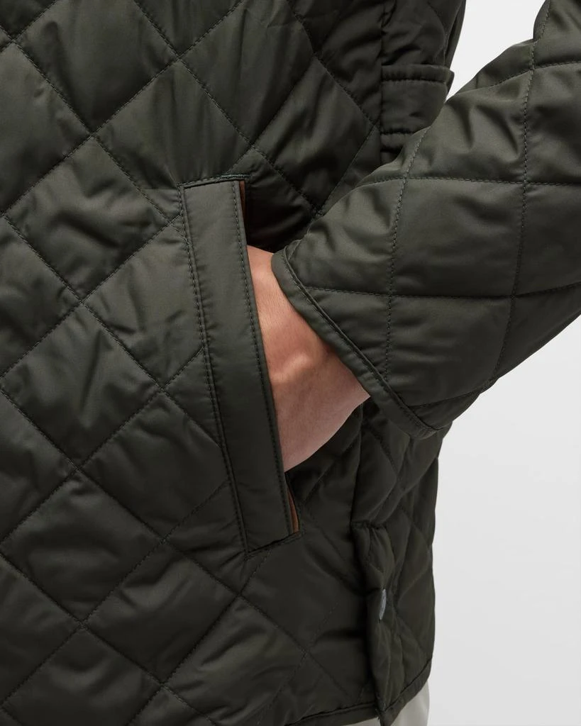 Peter Millar Men's Suffolk Quilted Coat 7