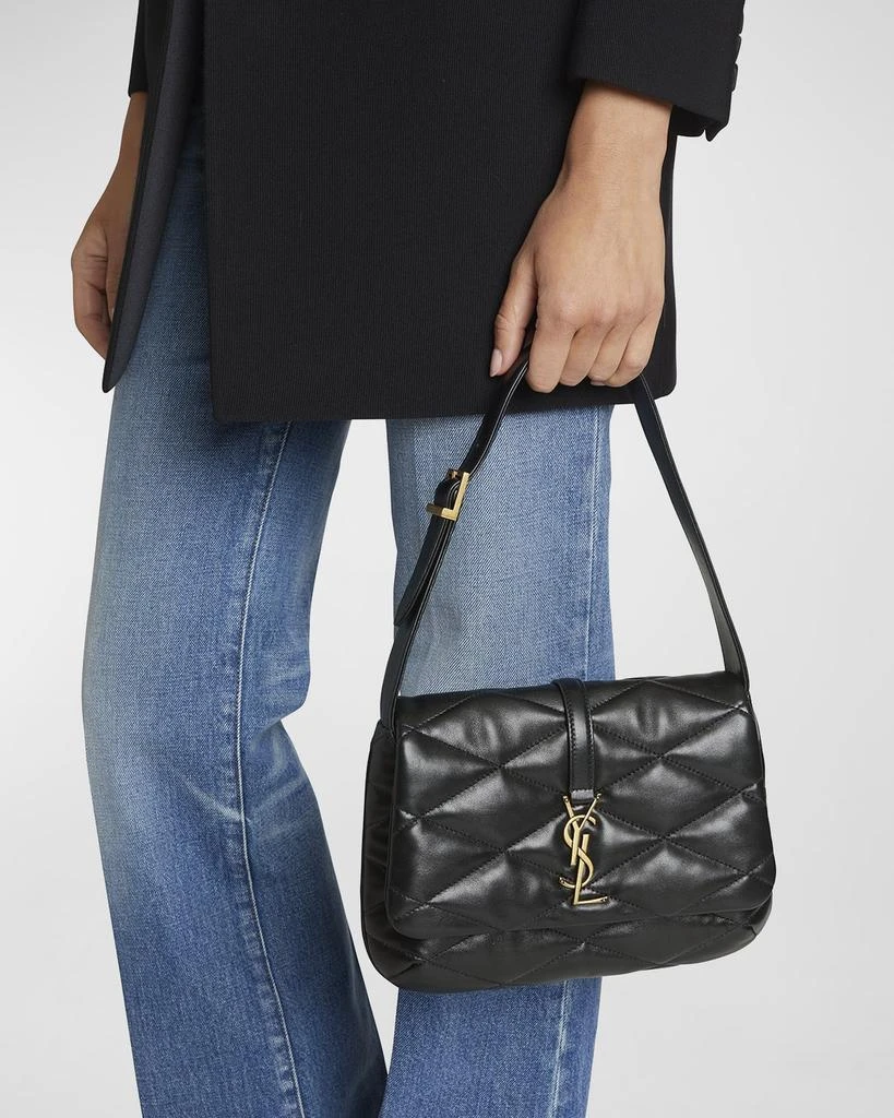 Yves Saint Laurent Le 57 Flap YSL Shoulder Bag in Quilted Leather 6