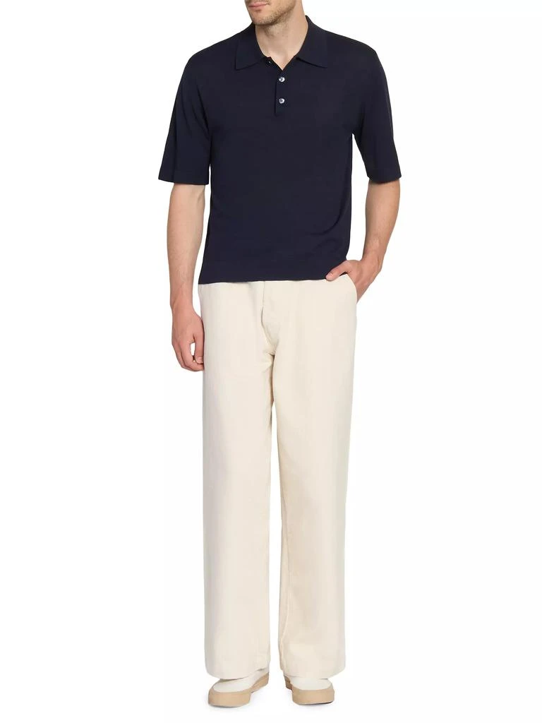 Officine Générale Brutus Short-Sleeve Polo Shirt 2