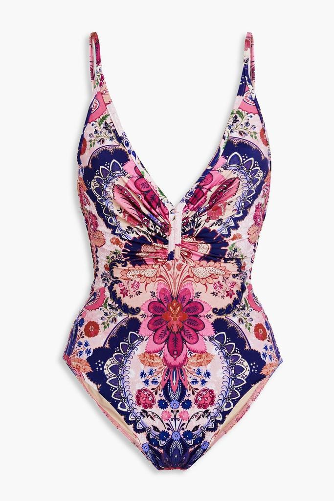 Zimmermann Ottie paisley ring-detail bikini - Swimwear