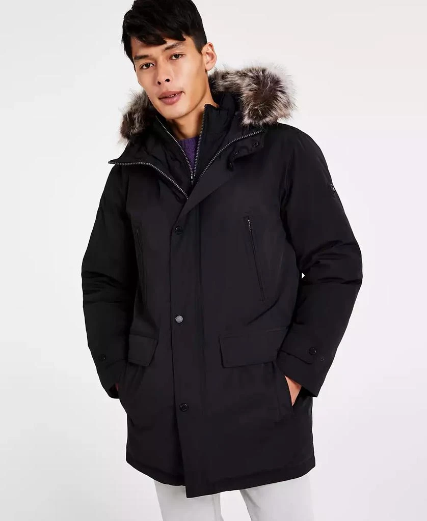 Michael Kors Michael Kors Men's Hooded Bib Snorkel Parka, Created for Macy's 1