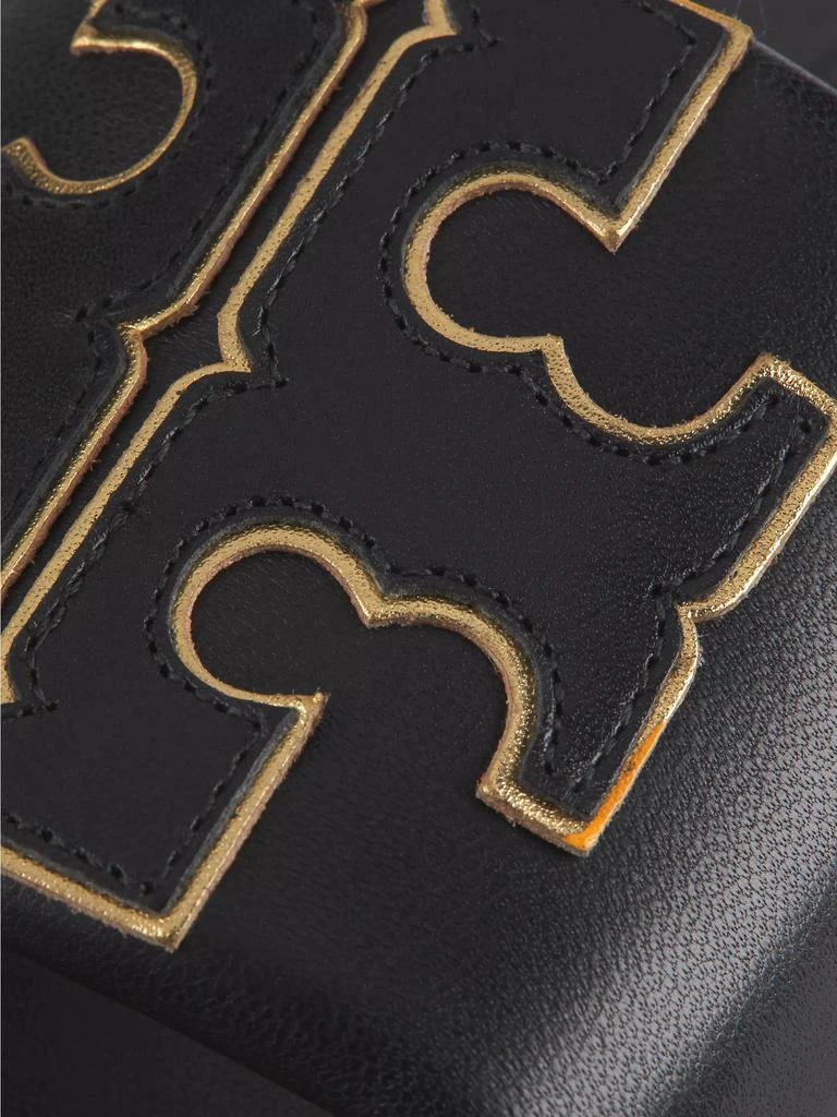Tory Burch Double-T Monogram Padded Leather Slide Sandals 3