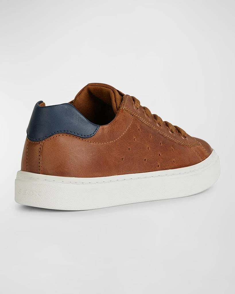 Geox Kid's Nashik Respira™ Leather Sneakers, Toddler/Kids 3