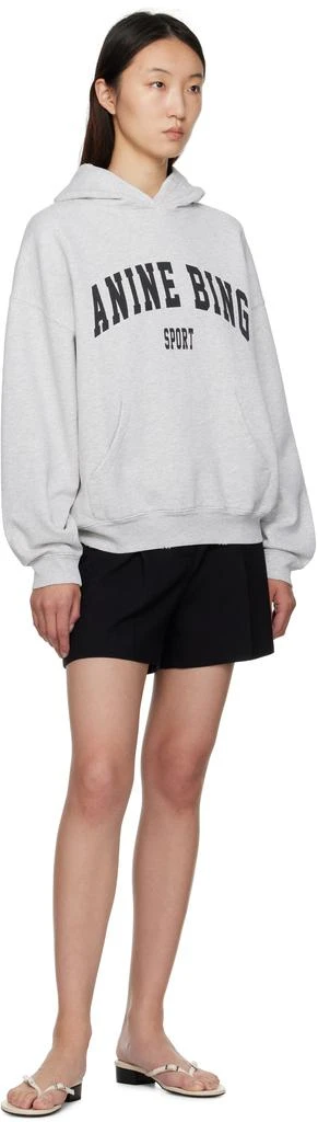 ANINE BING Gray Harvey Hoodie 4