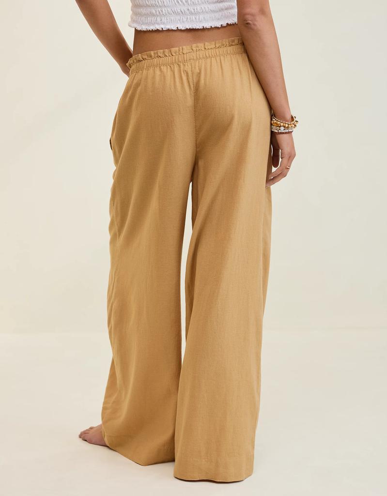 Aerie Aerie Linen Blend Trouser